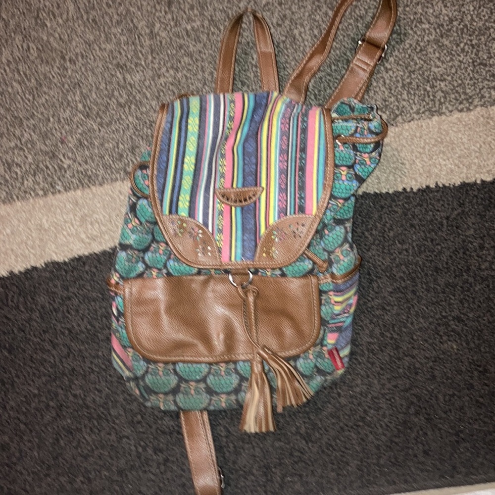 Owl print union bay backpack